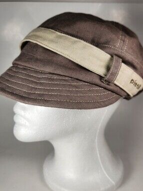PISTIL Women's Hat Cap One Size Taupe Linen Blend